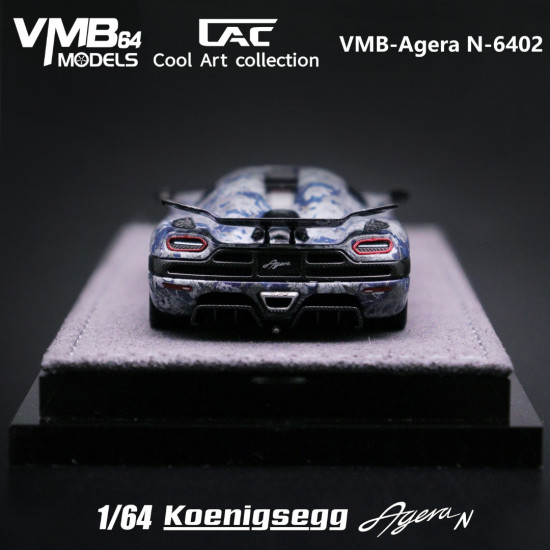 CoolArtCollectio Custom VMB 1/64 Agera N Blue and white porcelain coating