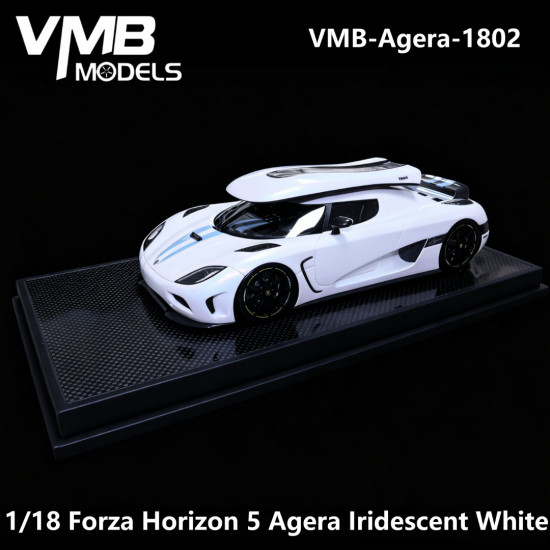 VMB 1/18 Forza Horizon 5 Agera Iridescent White