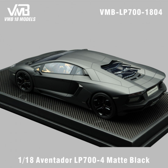VMB 1/18Lamborghini Aventador  LP700-4 Matte Black