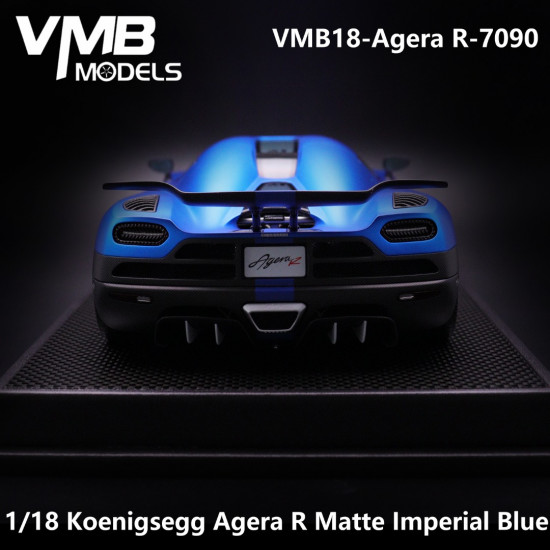  VMB 1/18 Koenigsegg Agera R Matte Imperial Blue