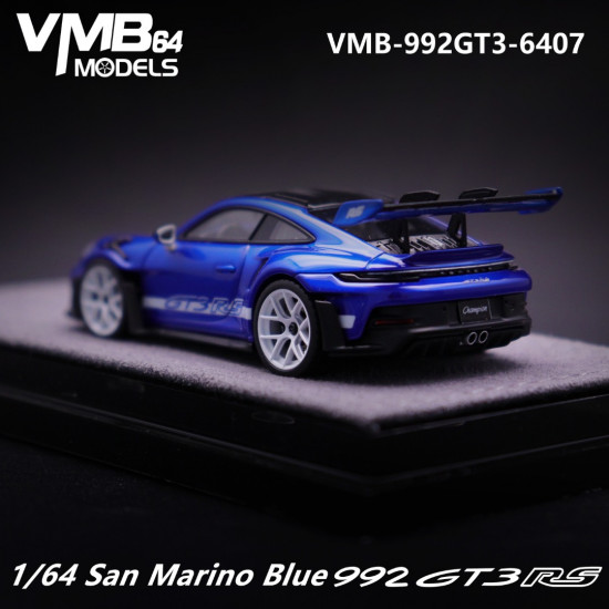 VMB 1/64 992 GT3 RS San Marino Blue 