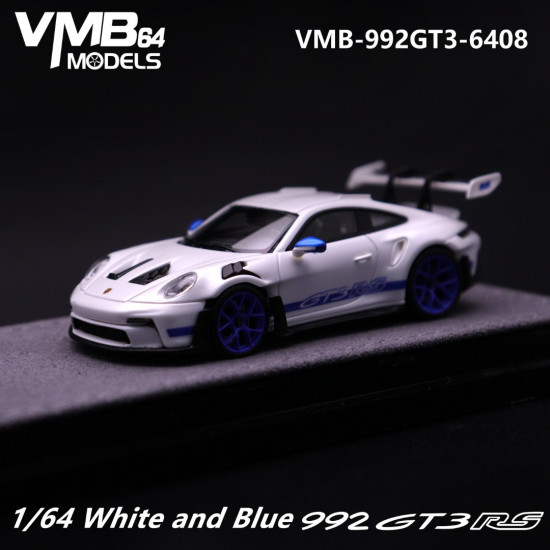 VMB 1/64 992 GT3 RS White and blue