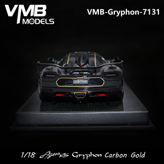 VMB 1/18 Agera RS Gryphon carbon gold