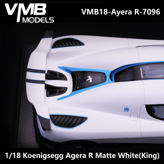 1/18 Koenigsegg Agera R Matte White(King)
