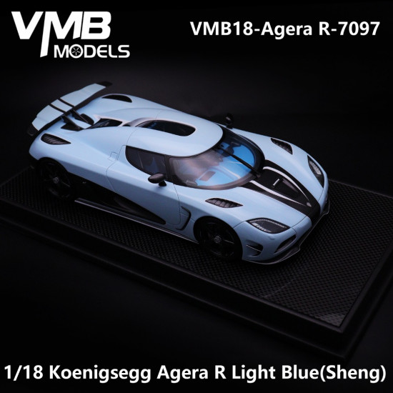 VMB 1/18 Koenigsegg Agera R Light Blue(Sheng)
