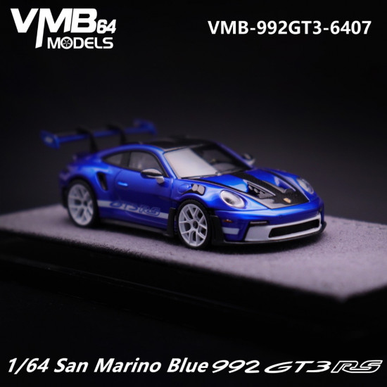 VMB 1/64 992 GT3 RS San Marino Blue 