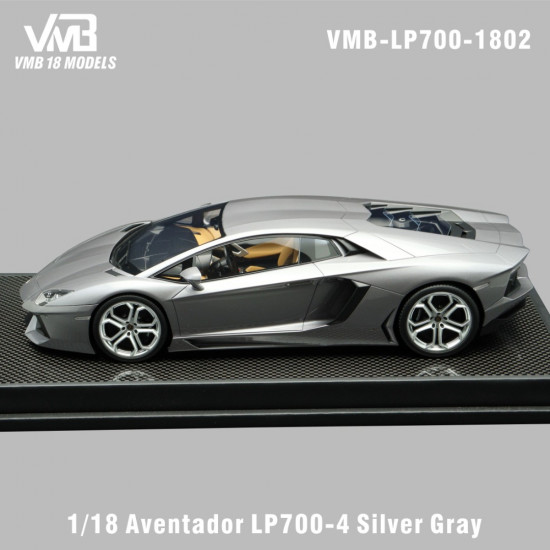 VMB 1/18 Lamborghini Aventador  LP700-4 Silver Gray