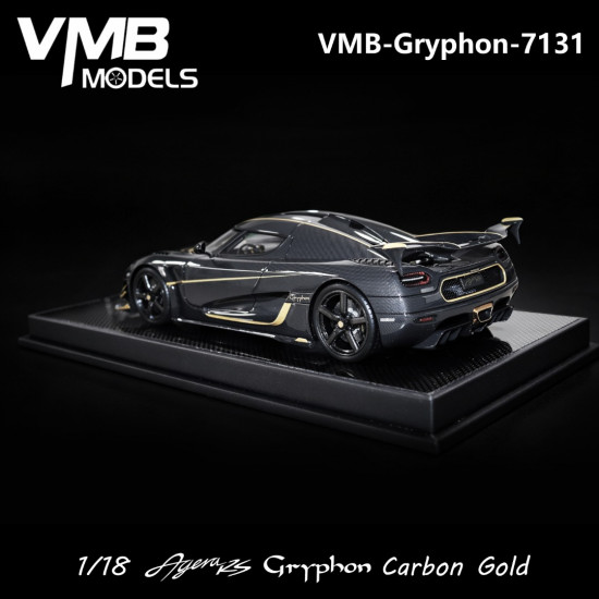 VMB 1/18 Agera RS Gryphon carbon gold