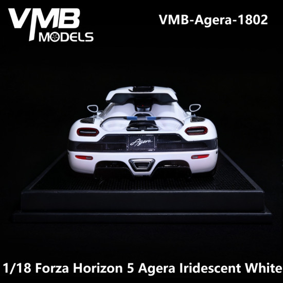 VMB 1/18 Forza Horizon 5 Agera Iridescent White