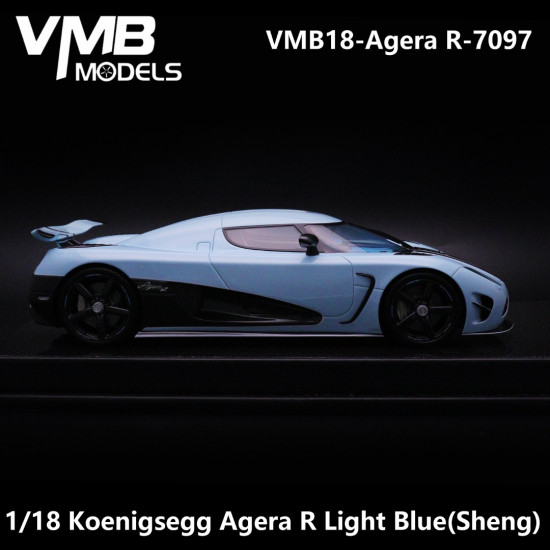 VMB 1/18 Koenigsegg Agera R Light Blue(Sheng)