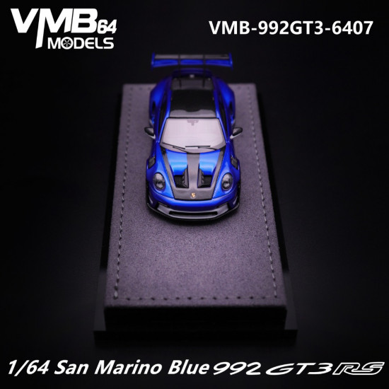 VMB 1/64 992 GT3 RS San Marino Blue 
