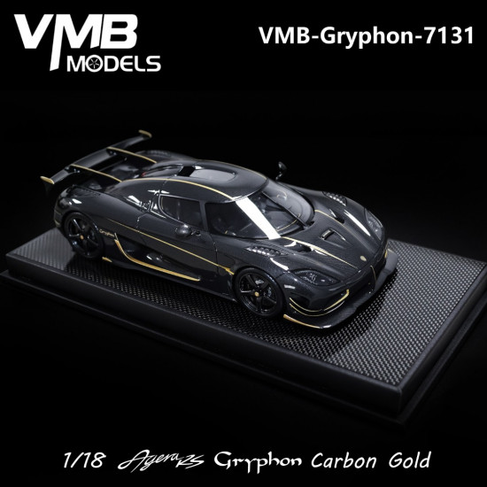 VMB 1/18 Agera RS Gryphon carbon gold