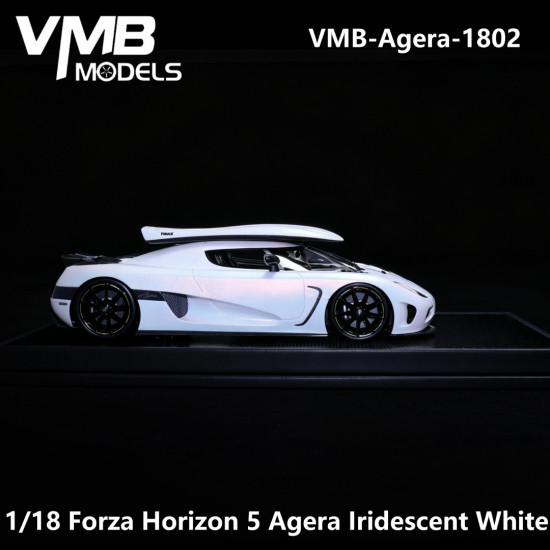 VMB 1/18 Forza Horizon 5 Agera Iridescent White