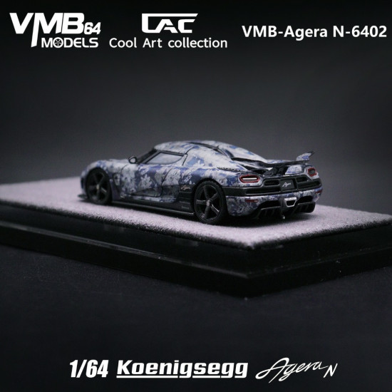 CoolArtCollectio Custom VMB 1/64 Agera N Blue and white porcelain coating