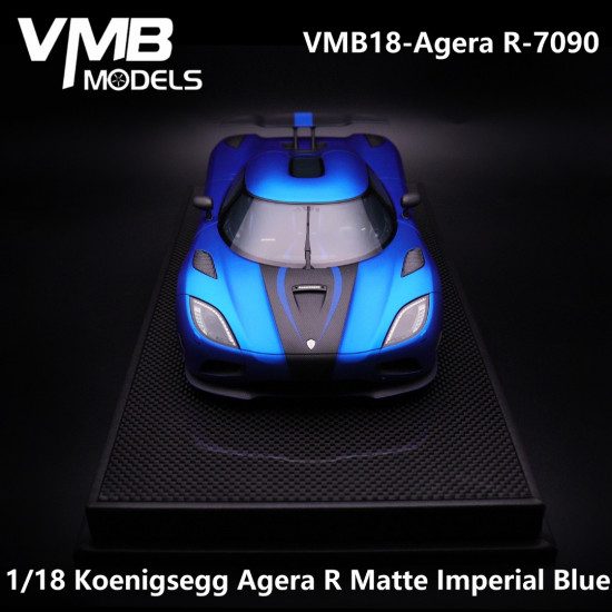  VMB 1/18 Koenigsegg Agera R Matte Imperial Blue