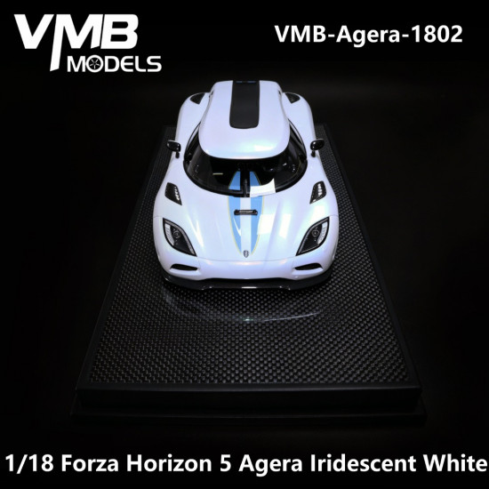 VMB 1/18 Forza Horizon 5 Agera Iridescent White
