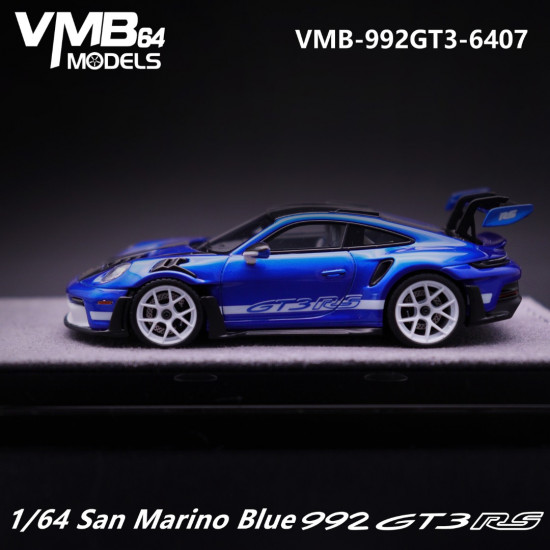 VMB 1/64 992 GT3 RS San Marino Blue 