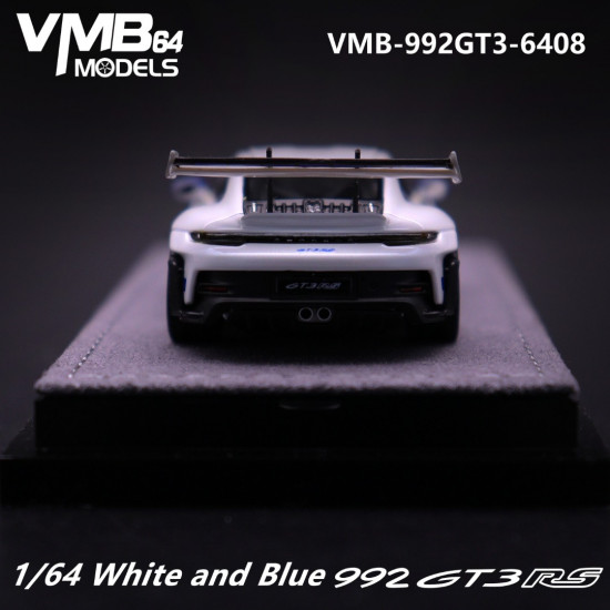 VMB 1/64 992 GT3 RS White and blue