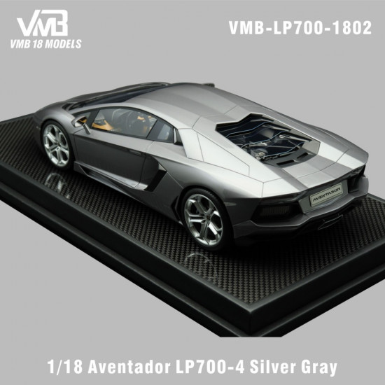 VMB 1/18 Lamborghini Aventador  LP700-4 Silver Gray