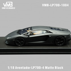 VMB 1/18Lamborghini Aventador  LP700-4 Matte Black