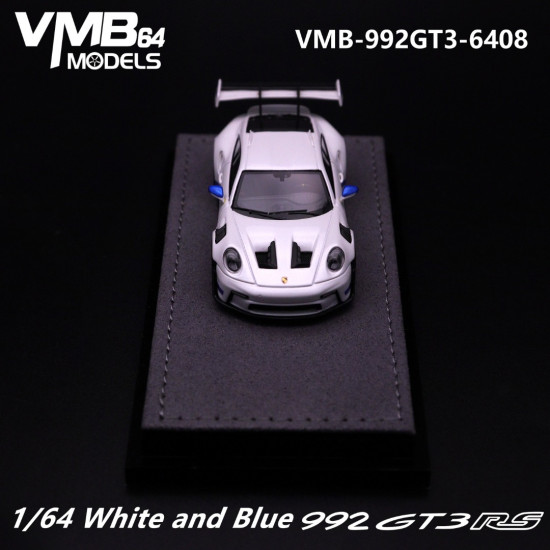 VMB 1/64 992 GT3 RS White and blue