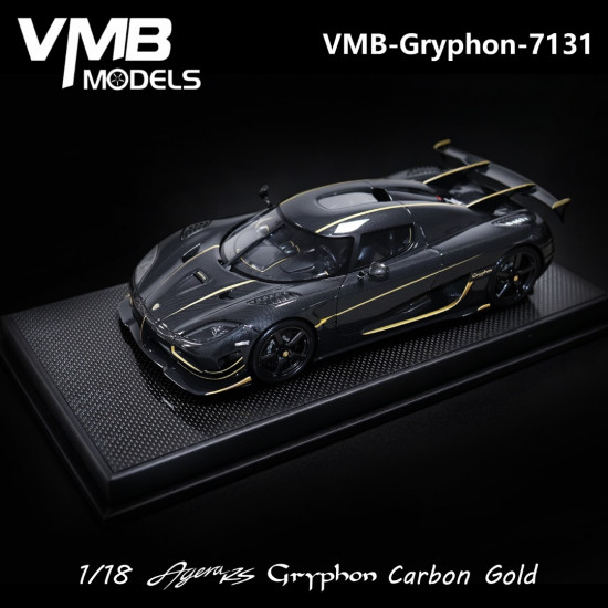 VMB 1/18 Agera RS Gryphon carbon gold