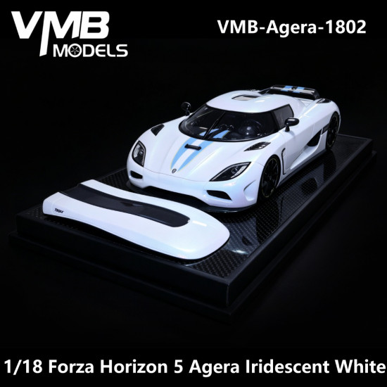 VMB 1/18 Forza Horizon 5 Agera Iridescent White