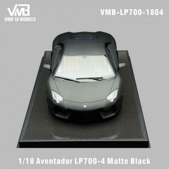 VMB 1/18Lamborghini Aventador  LP700-4 Matte Black