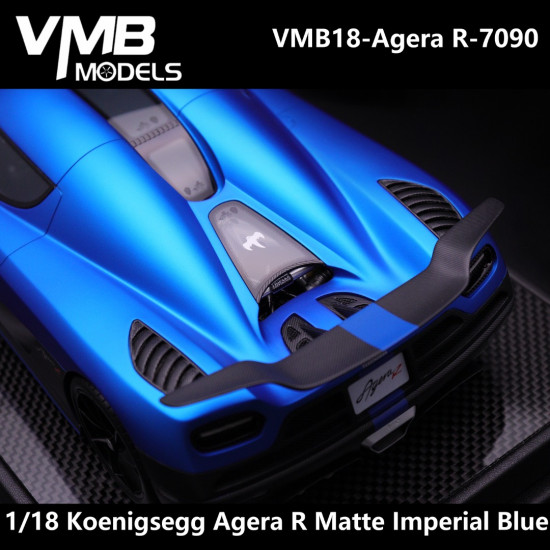  VMB 1/18 Koenigsegg Agera R Matte Imperial Blue