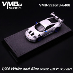 VMB 1/64 992 GT3 RS White and blue