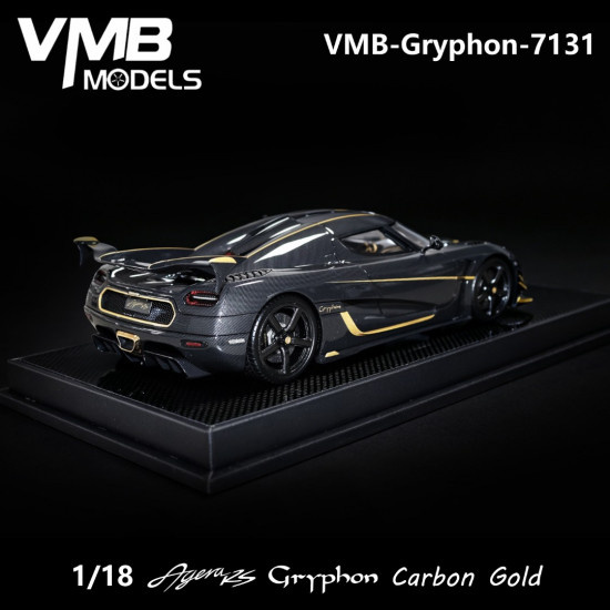 VMB 1/18 Agera RS Gryphon carbon gold
