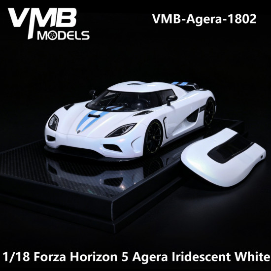 VMB 1/18 Forza Horizon 5 Agera Iridescent White