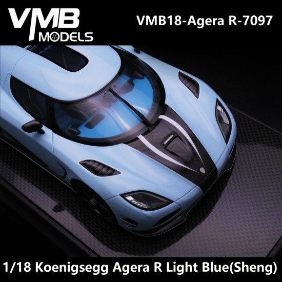 VMB 1/18 Koenigsegg Agera R Light Blue(Sheng)