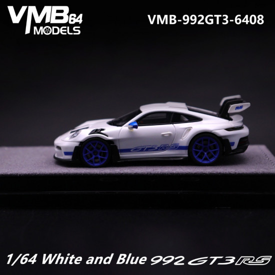 VMB 1/64 992 GT3 RS White and blue