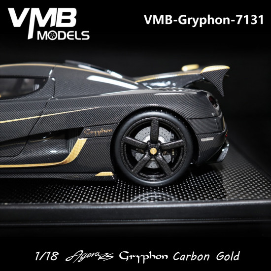 VMB 1/18 Agera RS Gryphon carbon gold