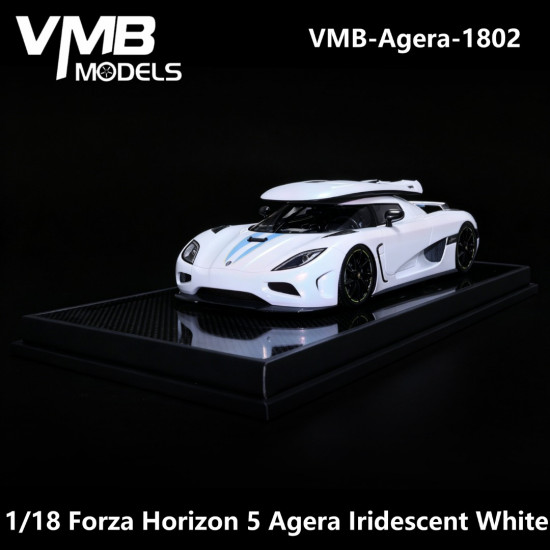VMB 1/18 Forza Horizon 5 Agera Iridescent White