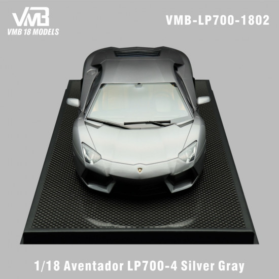 VMB 1/18 Lamborghini Aventador  LP700-4 Silver Gray