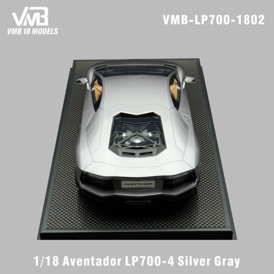 VMB 1/18 Lamborghini Aventador  LP700-4 Silver Gray
