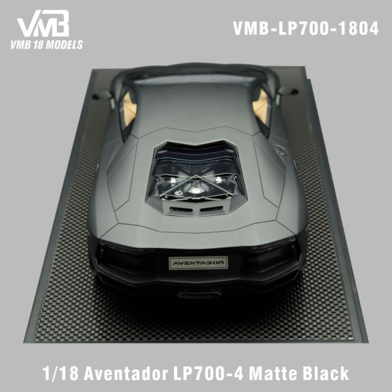 VMB 1/18Lamborghini Aventador  LP700-4 Matte Black