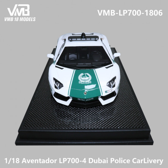 VMB 1/18 Lamborghini AventadorP700-4 Dubai Police calLivery