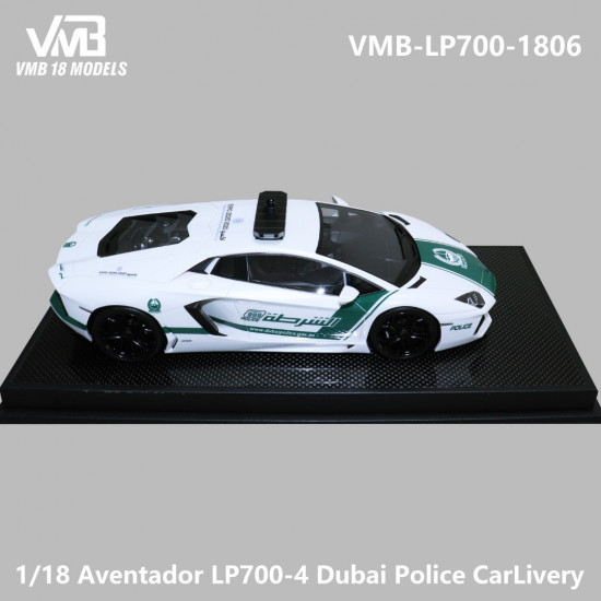 VMB 1/18 Lamborghini AventadorP700-4 Dubai Police calLivery