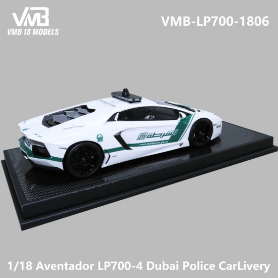 VMB 1/18 Lamborghini AventadorP700-4 Dubai Police calLivery