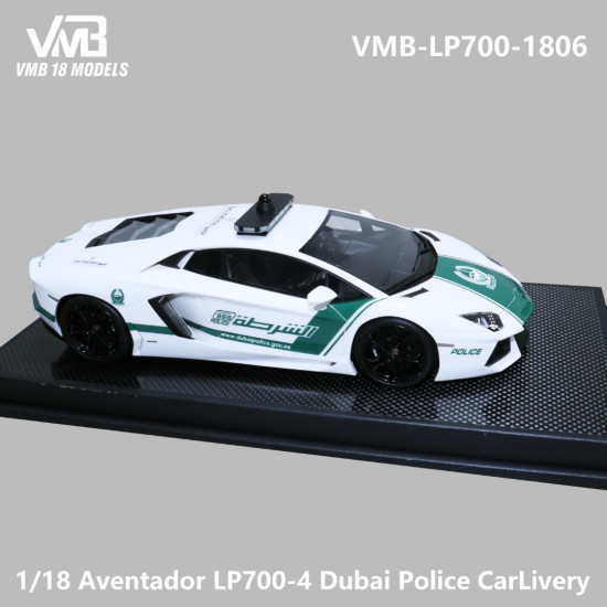 VMB 1/18 Lamborghini AventadorP700-4 Dubai Police calLivery