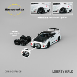 CM 1/64  Nissan LBWK 35GT-RR white 