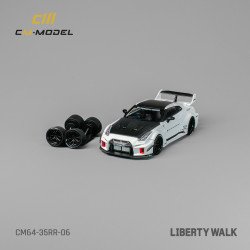 CM 1/64  Nissan LBWK 35GT-RR white 