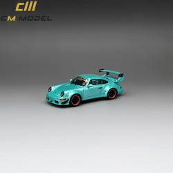 CM 1/64  Porsche  964 Widebody  Metallic  Tiffany  Blue