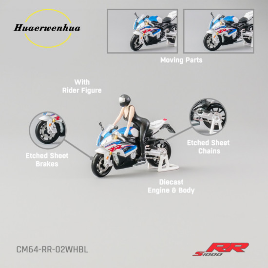 CM64-RR 1/64 motorcycle diecast model RR1000