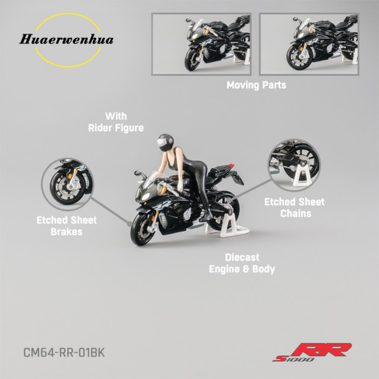 CM64-RR 1/64 motorcycle diecast model RR1000