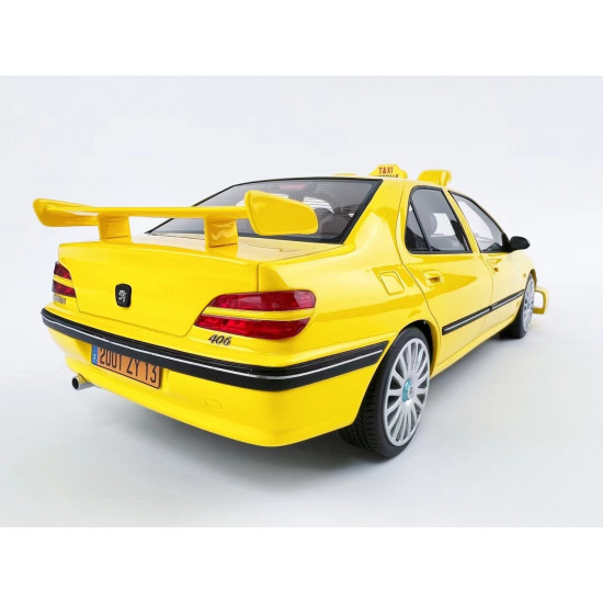 Vehicle Art 1/18 Peugeot 406 Taxi resin  customization model