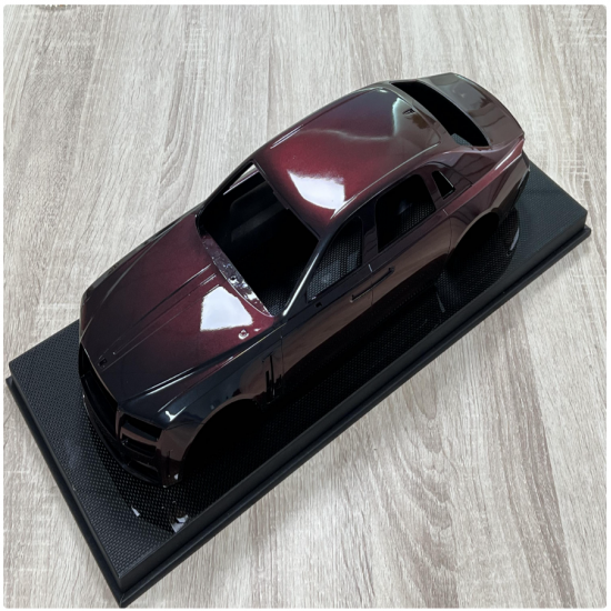 VMB 1/12 Rolls-Royce Ghost black gradient wine red model car VMB 1/12 Rolls-Royce Ghost black gradient wine red model car
